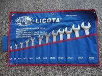 Wrenches "LICOTA, SW 6-32 mm" double-sided spanner set new