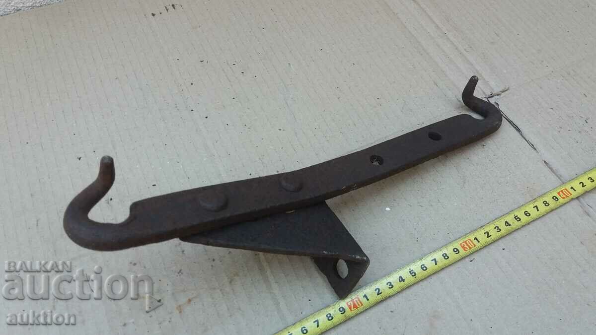 OLD LOCKING MECHANISM - WROUGHT IRON - 5 OLD LOCKING MECHANISM - WROUGHT IRON - 5