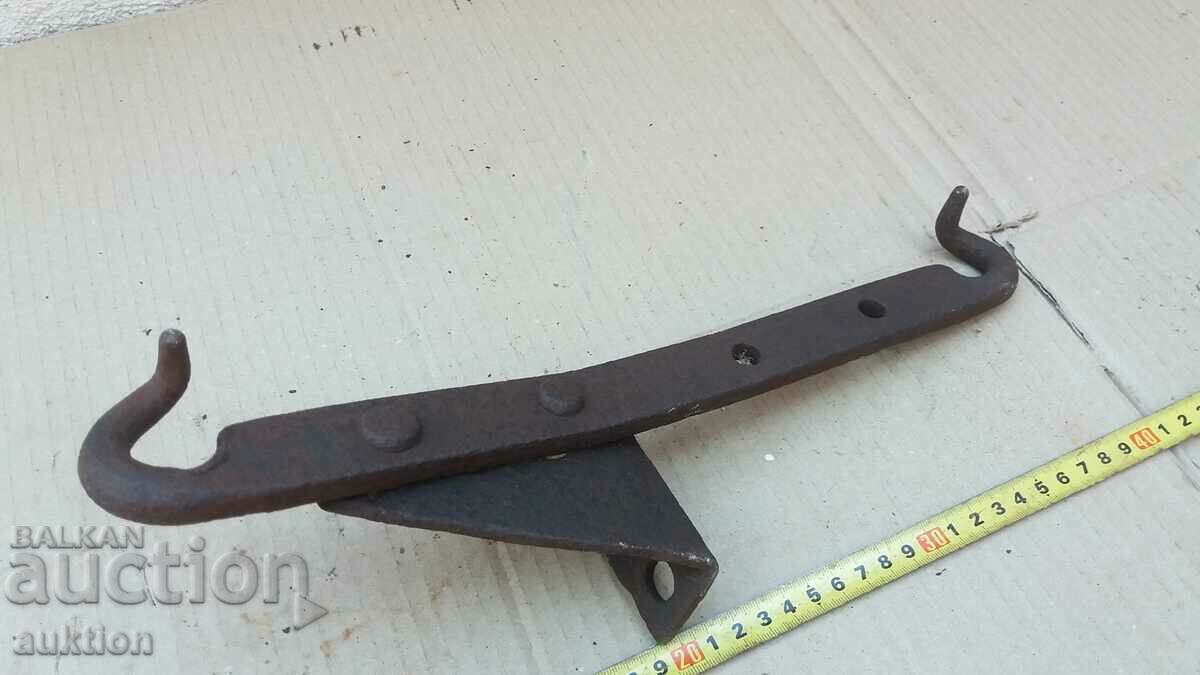 OLD LOCKING MECHANISM - WROUGHT IRON - 6 OLD LOCKING MECHANISM - WROUGHT IRON - 6
