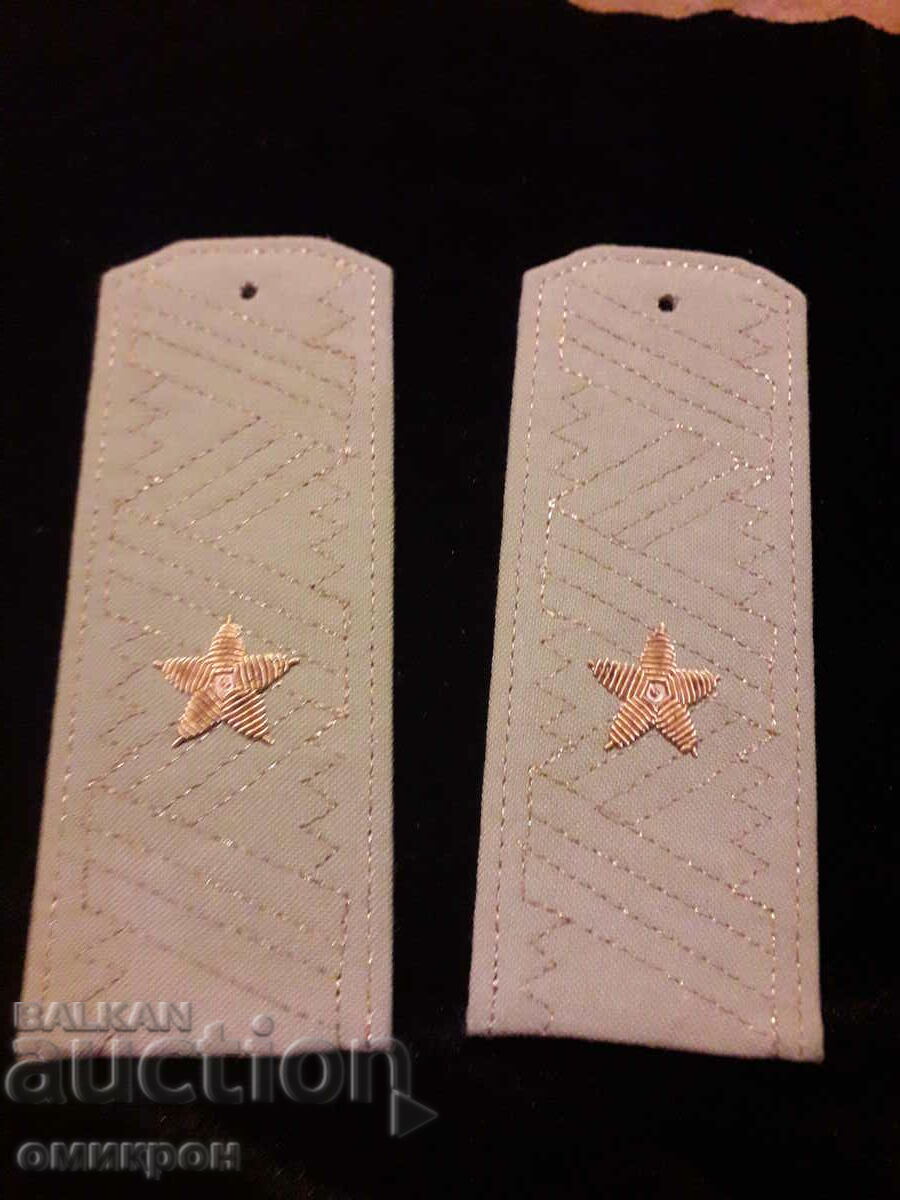 Pair of epaulettes, Major General of the SA, USSR.