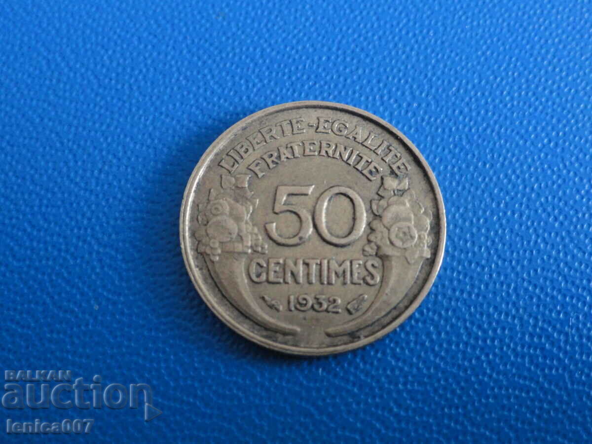 Γαλλία 1932 - 50 εκατοστά με τιμή € 0.60 | 1.17 BGN Γαλλία 1932 - 50 εκατοστά με τιμή € 0.60 | 1.17 BGN