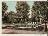 Card Bulgaria village of Banya Karlovsko The park in front of the bathhouse*