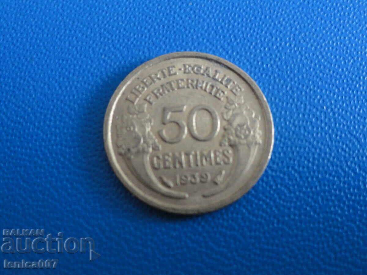 Franța 1939 - 50 de centimi