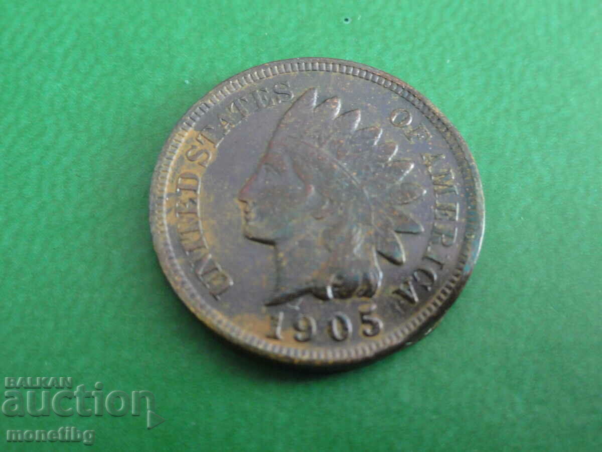 Auction USA 1905 - 1 cent Auction USA 1905 - 1 cent