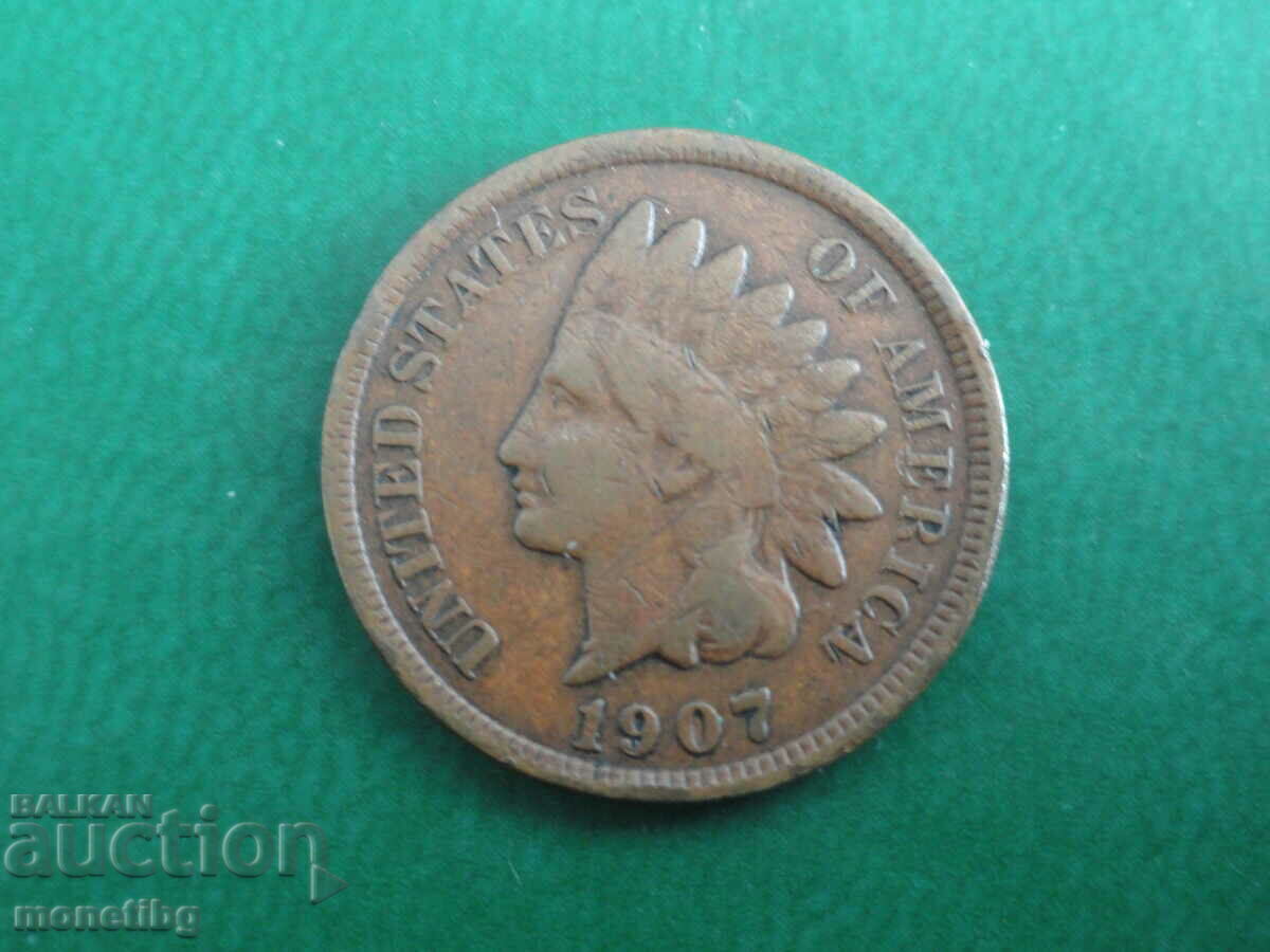 Auction USA 1907 - 1 cent Auction USA 1907 - 1 cent