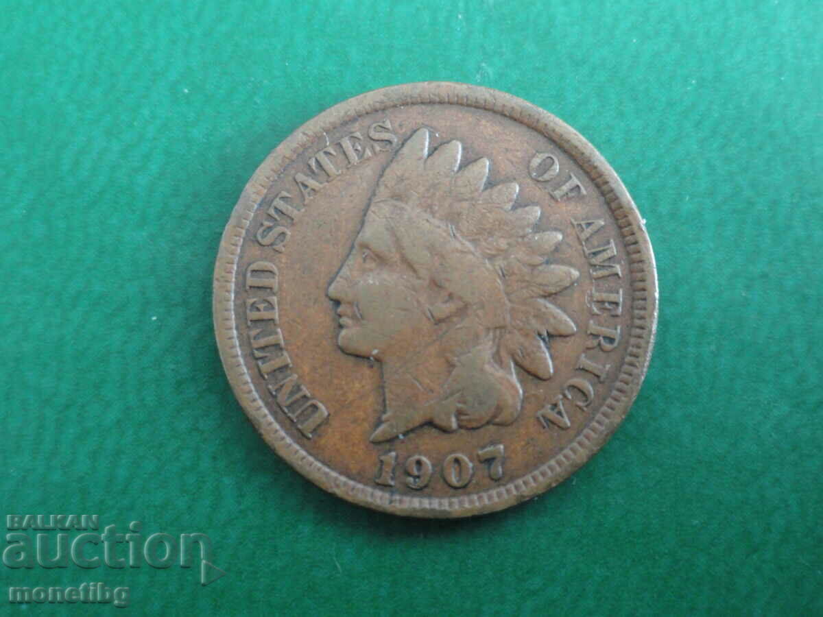 USA 1907 - 1 cent - 5 USA 1907 - 1 cent - 5
