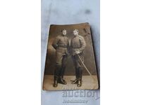 Photo Sergeant and officer with sword