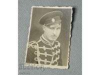 Old military photo officer guard uniform