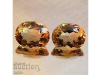 BZC! 20.35 ct natural sultanite 2 pcs pair VGTL set of 1 st!