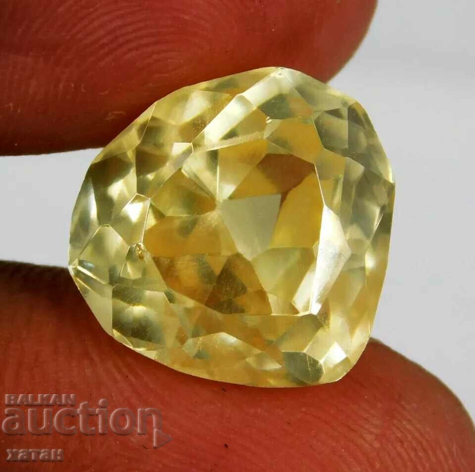 BZC! 24.05 ct. natural zircon pear cert VGTL of 1 st.!