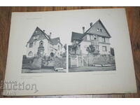 1895 Vienna Architectural lithograph of a house villa