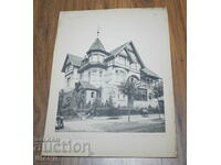 1895 Vienna Architectural lithograph of a house villa