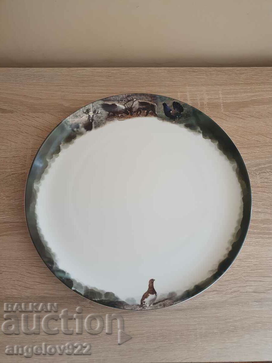 Villmarksserien porcelain plate