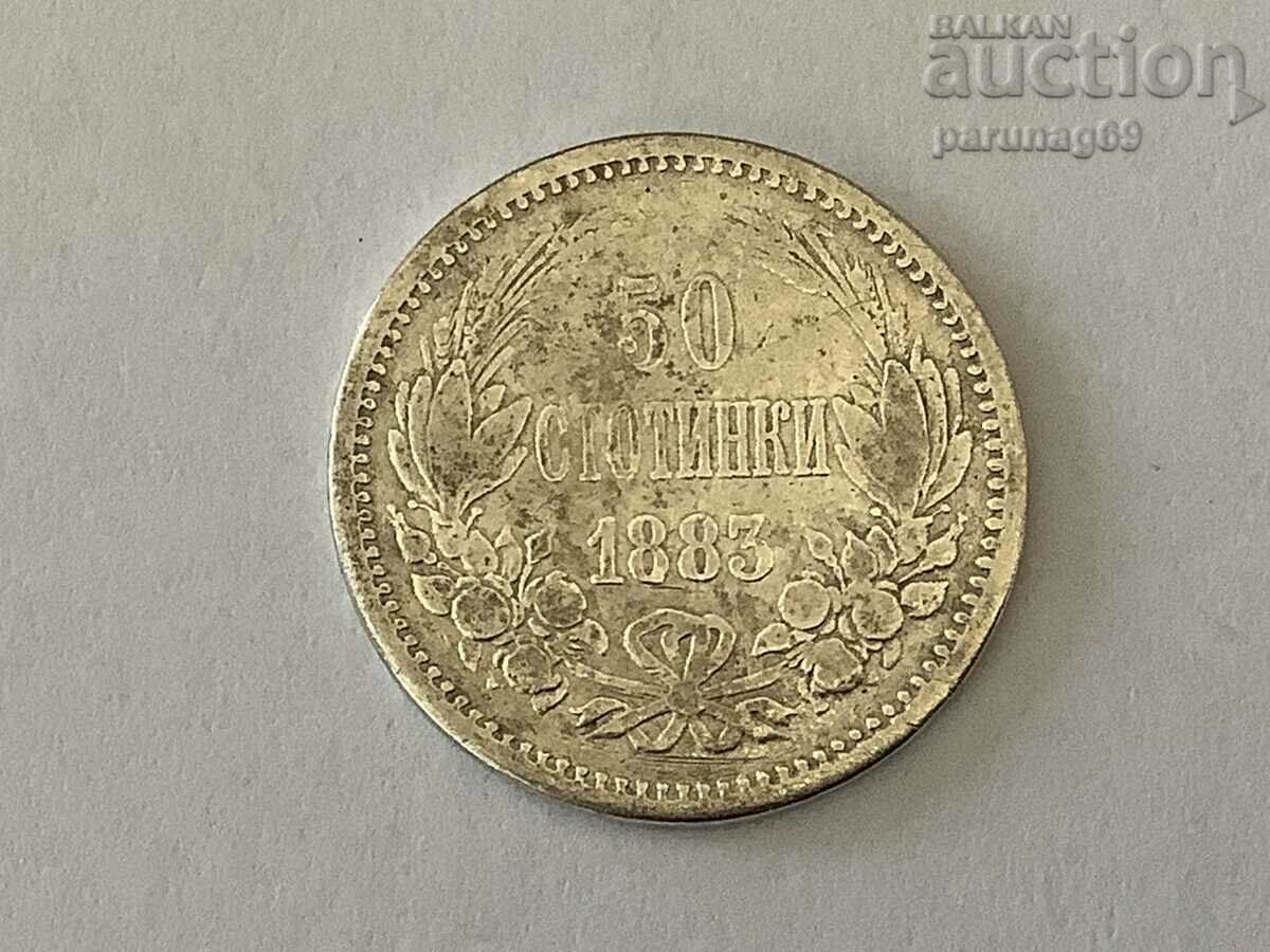 Bulgaria 50 cents 1883