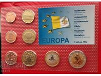 Vatican SET de 8 monede euro dovadă 2014