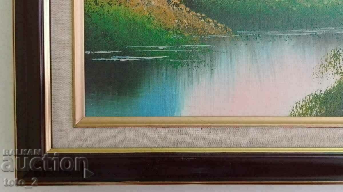BEAUTIFUL OIL PAINTING -LANDSCAPE -REDUCTION with price 69.00 BGN | € 35.28