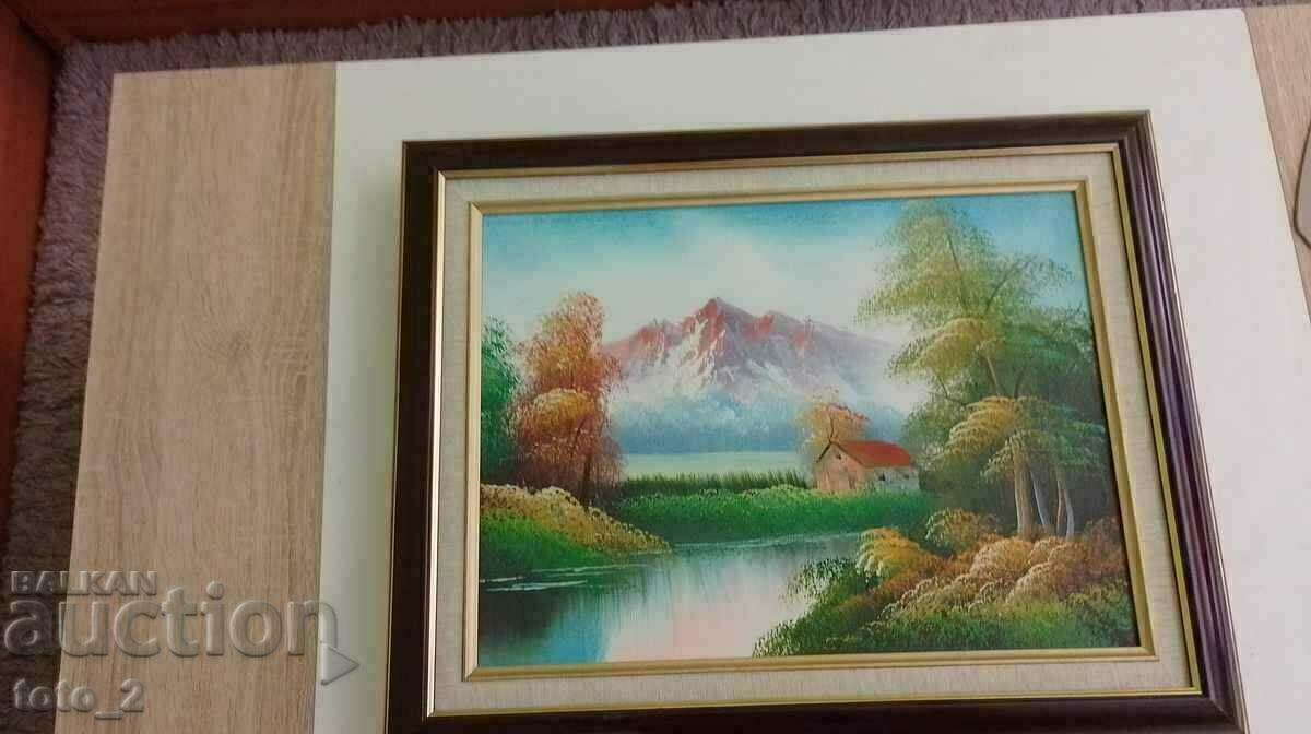 BEAUTIFUL OIL PAINTING -LANDSCAPE -REDUCTION
