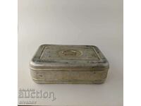 Old medical aluminum sterilization box #5620