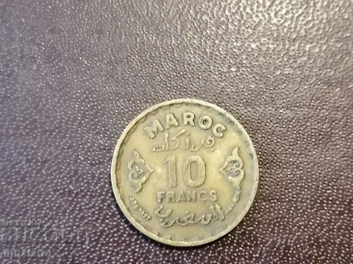 10 francs Morocco 1952