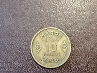 10 φράγκα Μαρόκο 1952