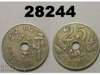 Spain 25 centimes 1927