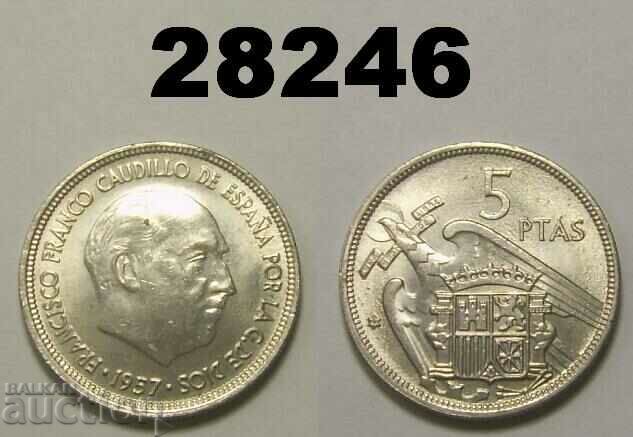 Spain 5 Pesetas 1969 (1957/69)