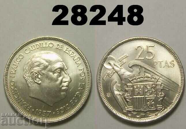 Spania 25 Pesetas 1972 (1957/72) UNC