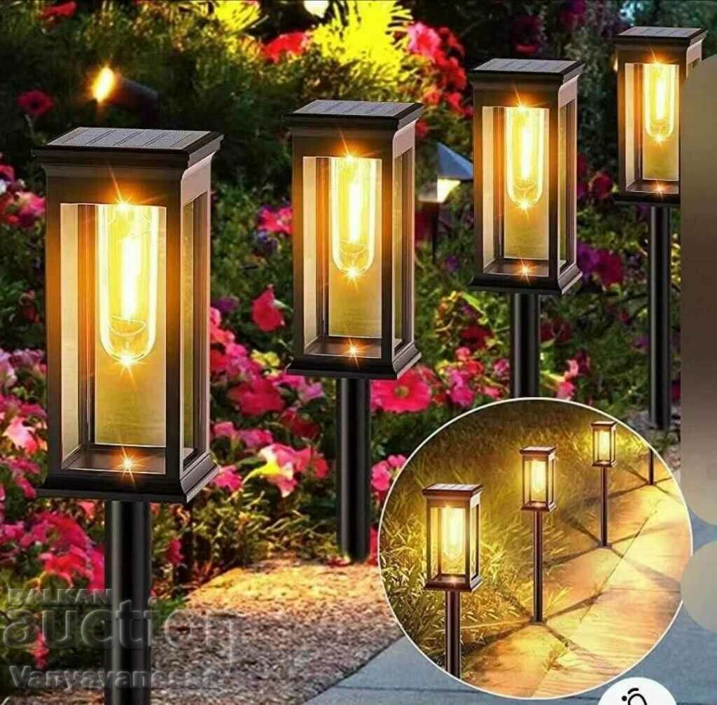 Set of 8 solar garden lamp S1031 solar lamps