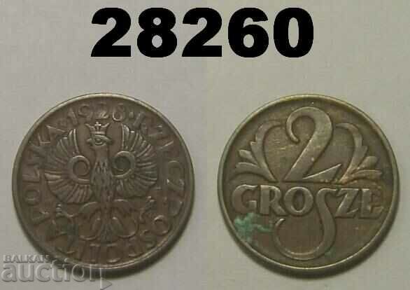 Πολωνία 2 groszy 1928