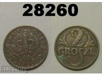 Полша 2 гроша 1928