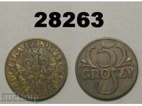 Poland 5 groszy 1938