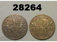 Poland 5 groszy 1938