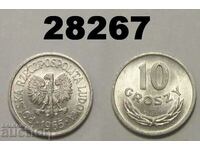 Poland 10 groszy 1965 UNC