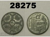 Netherlands 1 cent 1942 zinc