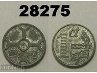 Olanda 1 cent 1942 zinc