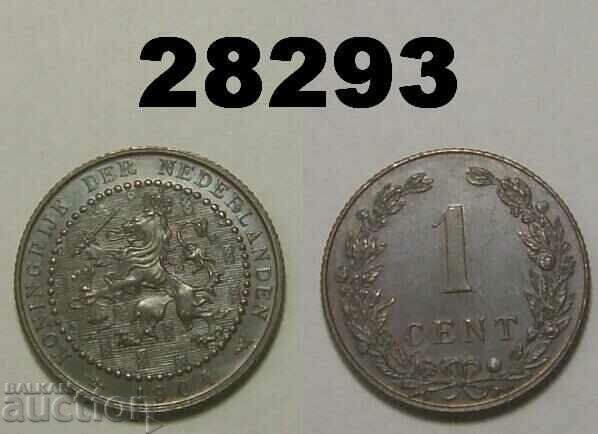 Холандия 1 цент 1904
