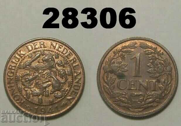 Netherlands 1 cent 1941