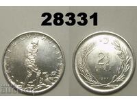 Turkey 2 1/2 Lira 1977