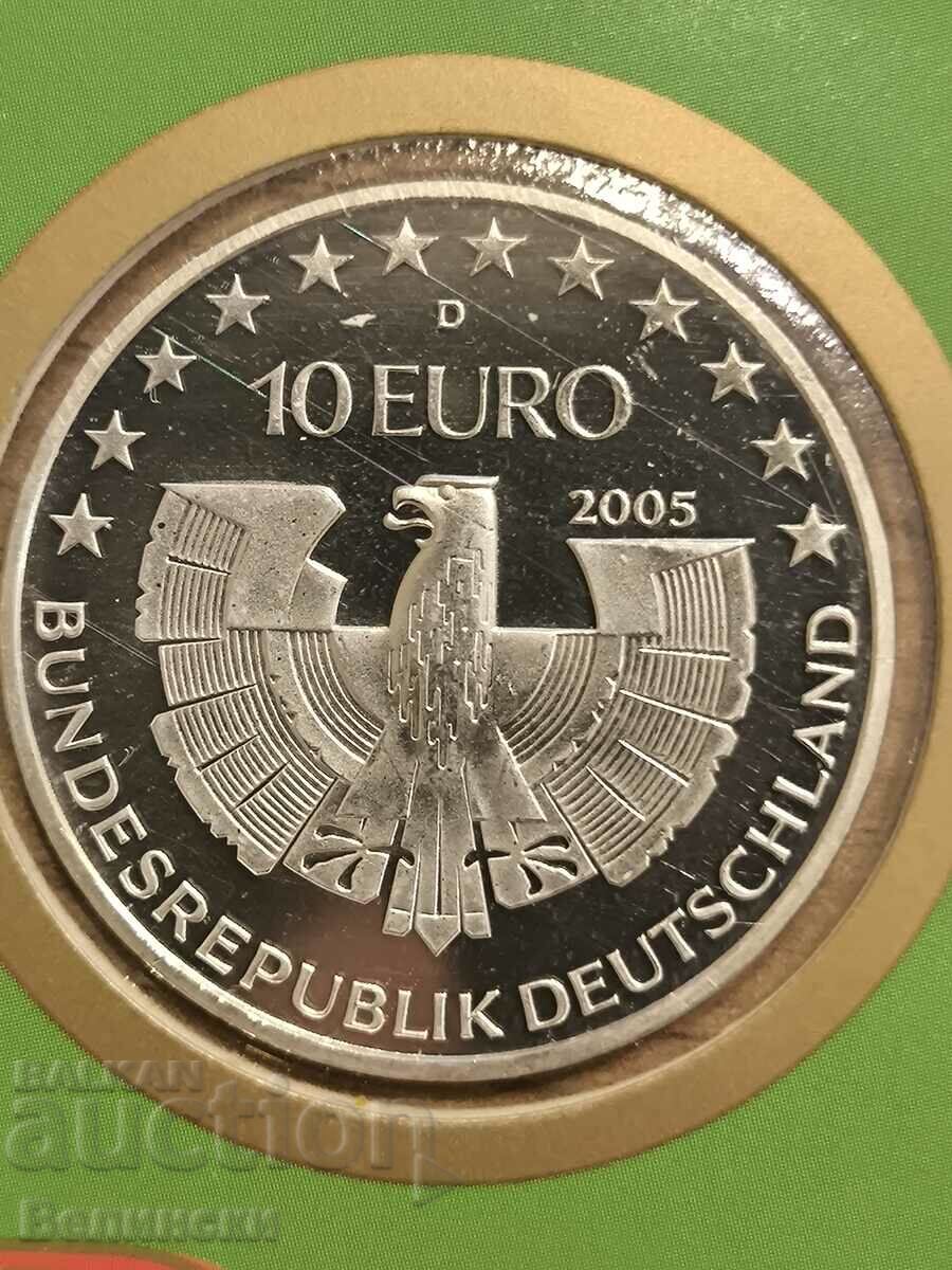 10 евро 2005 Германия , Баварски гори