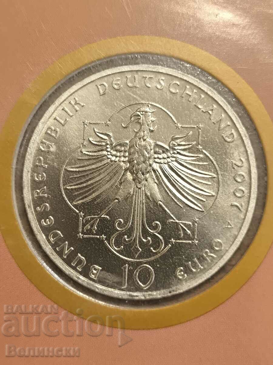 10 ευρώ Γερμανία 2007 Ελισάβετ της Ουγγαρίας