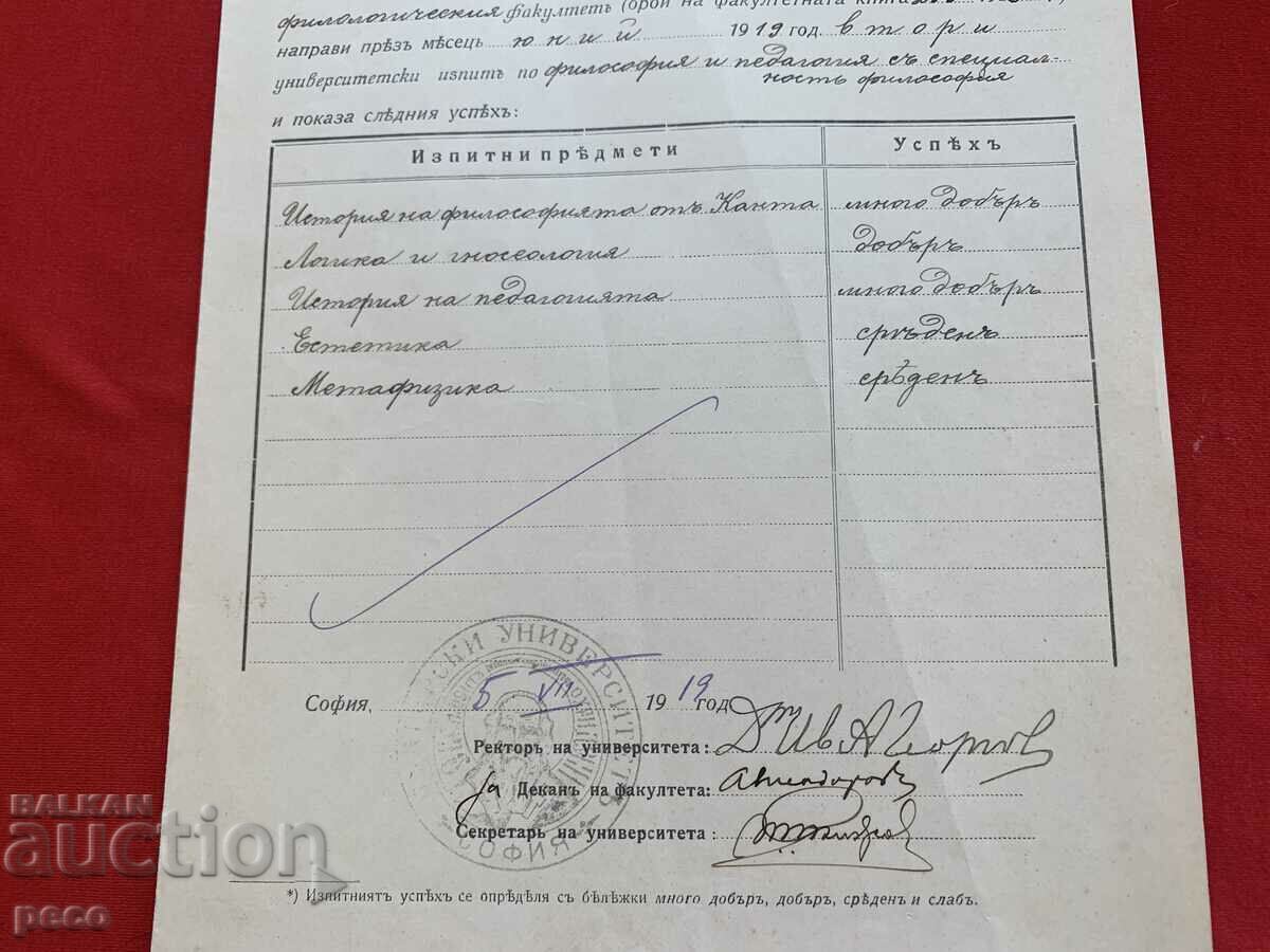 Auction Nikola Antonov Diplomat University exam certificate Auction Nikola Antonov Diplomat University exam certificate