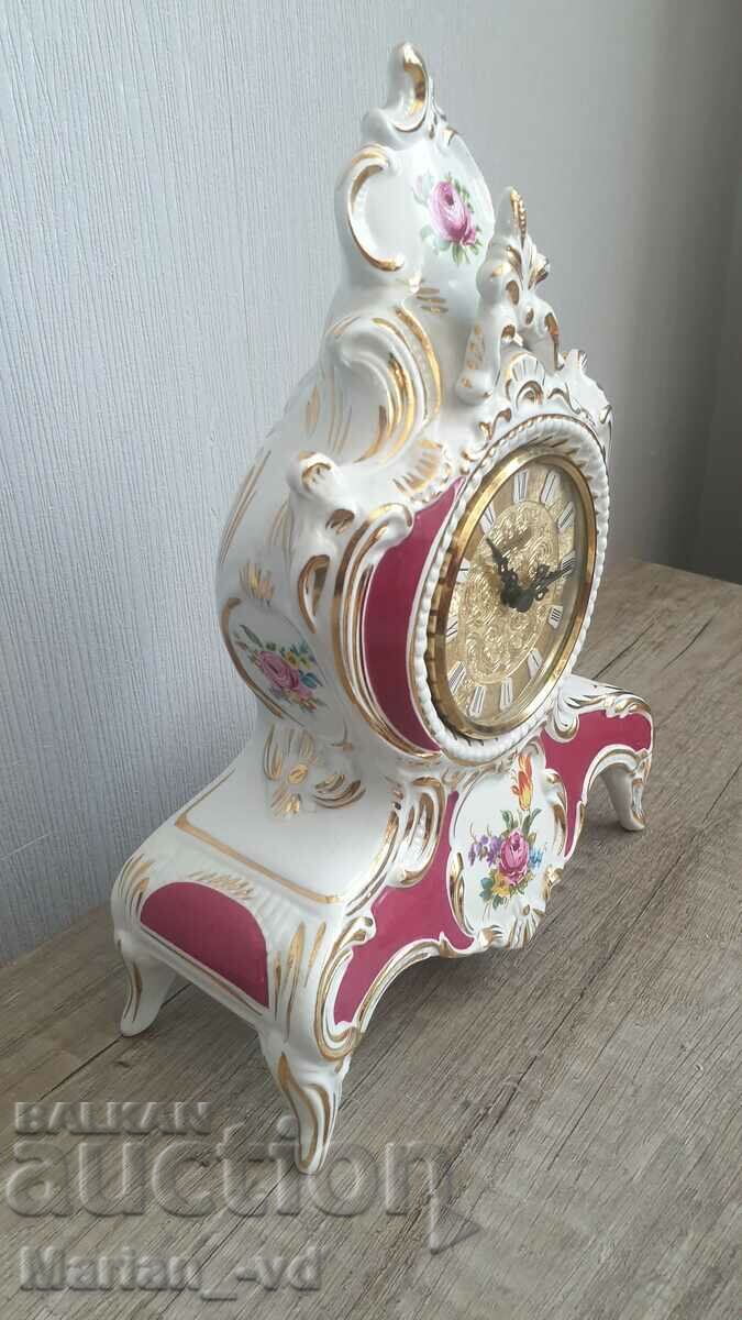 Vintage Mercedes porcelain table clock - 7 Vintage Mercedes porcelain table clock - 7