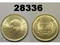 Turcia 1000 Lire 1991 TOP UNC !