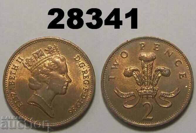 Marea Britanie 2 pence 1986