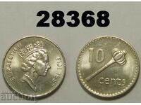 Fiji 10 cents 1987