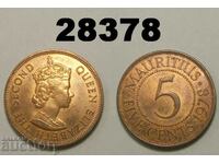 Mauritius 5 cents 1978