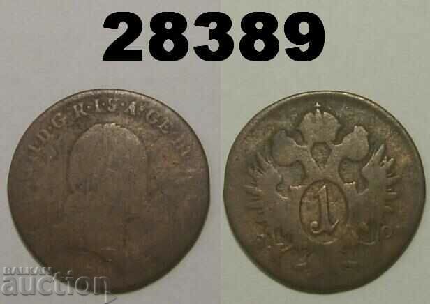 Austria 1 Kreuzer 1800