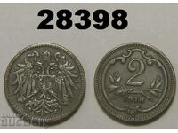 Austria 2 Heller 1910