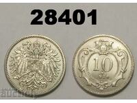 Austria 10 Heller 1910