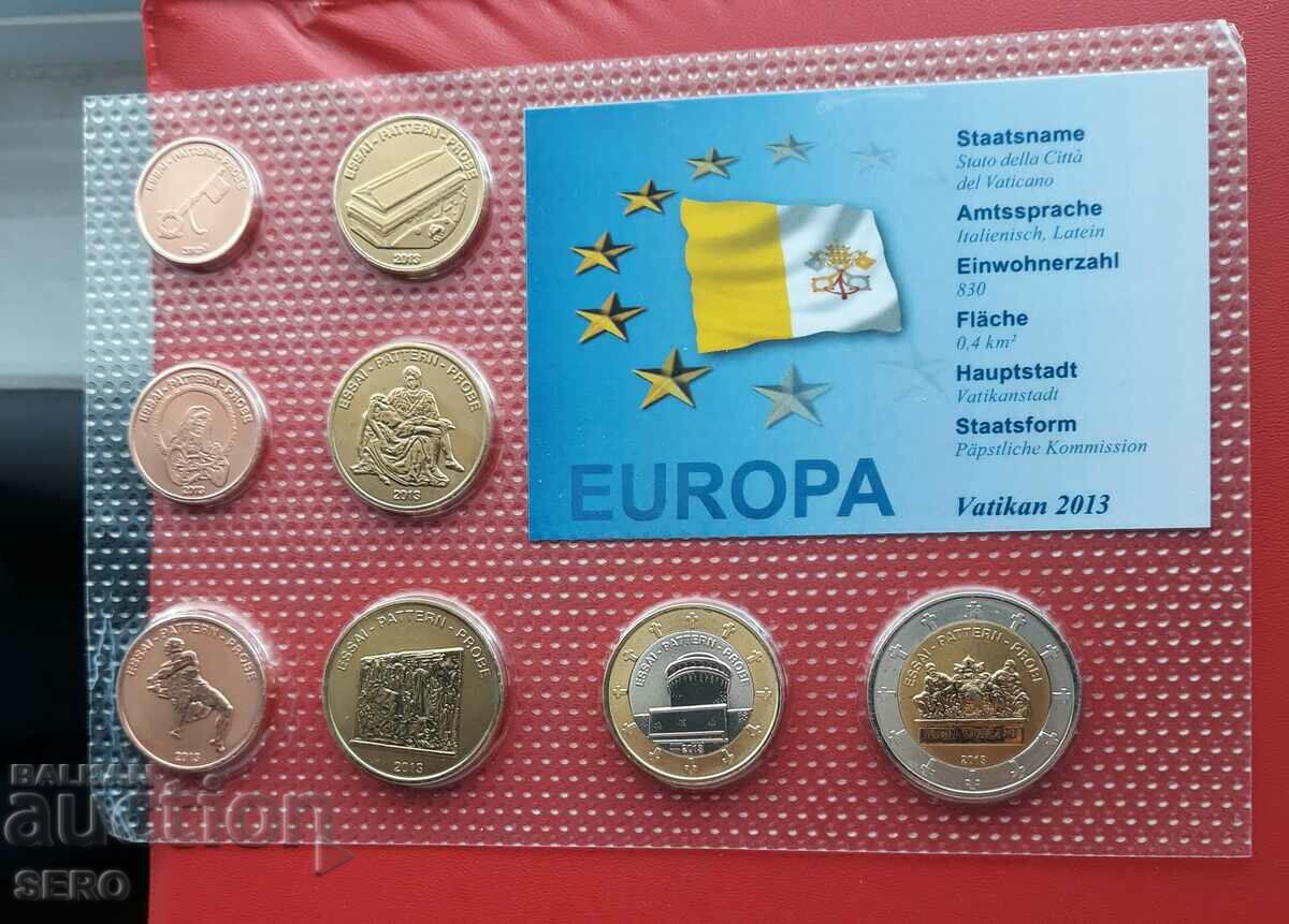 Vatican SET de 8 monede euro dovadă 2013